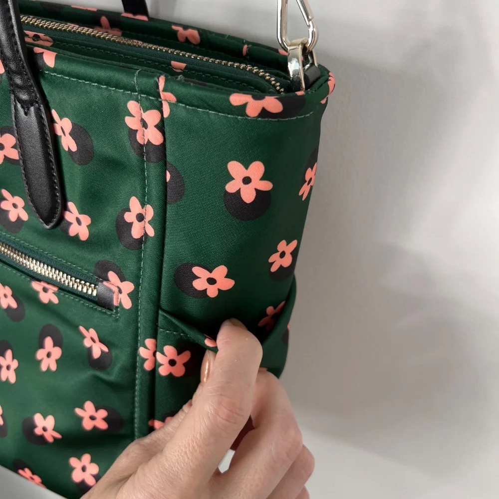 NWOT🌸KateSpade➕BONUS MATCHING EYEGLASS CASE!Green with🌸Flowers. - Picture 6 of 16